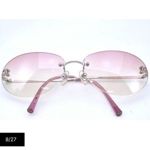 Vintage Chanel Pink Ombré Glasses / Sunglasses - super rare find